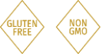 Gluten free, Non-GMO